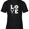 I Love Baseball Player Number #23 Gift Shirt Youth T-Shirt –