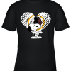 I Love Snoopy Washington Redskins In My Heart NFL Youth T-Shirt –
