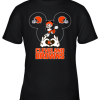 I Love The Browns Mickey Mouse Cleveland Browns Youth T-Shirt –