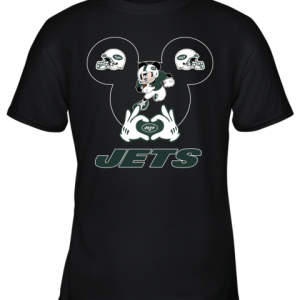 I Love The Jets Mickey Mouse New York Jets Youth T-Shirt –