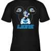 I Love The Lions Mickey Mouse Detroit Lions Youth T-Shirt –