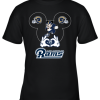 I Love The Rams Mickey Mouse Los Angeles Rams Youth T-Shirt –