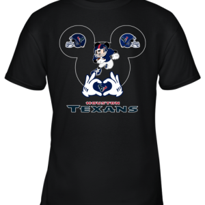 I Love The Texans Mickey Mouse Houston Texans Youth T-Shirt –