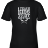 I Teach Kids to Hit and Steal, Baseball Coach Gift Youth T-Shirt –