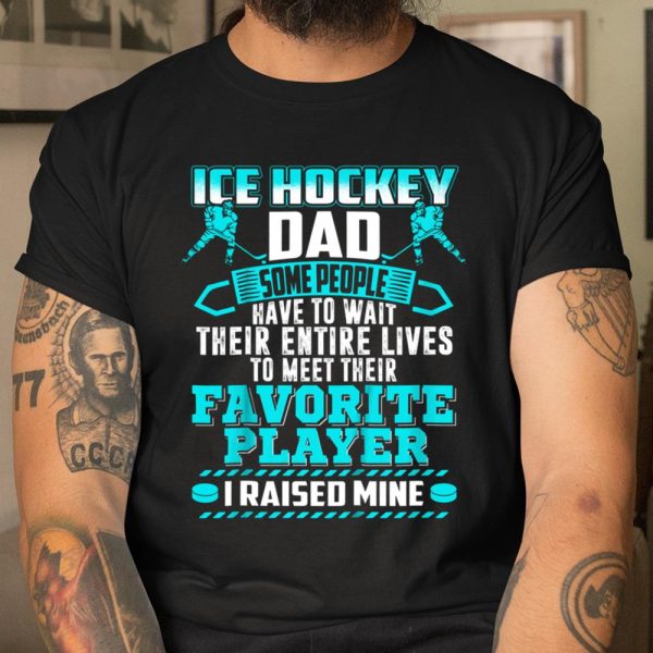 Ice Hockey Dad T shirt Birthday Gifts for Men Father T Shirt  Itees Global