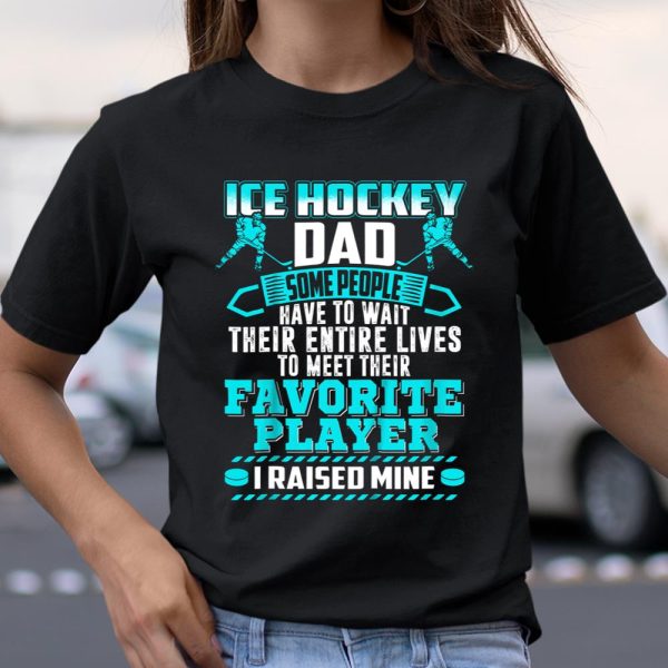 Ice Hockey Dad T shirt Birthday Gifts for Men Father T Shirt  Itees Global