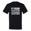 If Found Please Return To The Nearest Board Game Cafe T-shirt