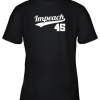 Impeach Donald Trump 45 Baseball Logo Youth T-Shirt –