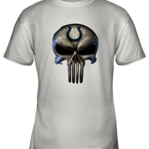 Indianapolis Colts The Punisher Mashup Football Youth T-Shirt –