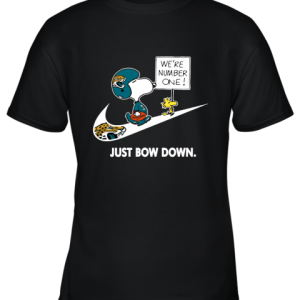 Jacksonville Jaguars Are Number One – Just Bow Down Snoopy Youth T-Shirt –