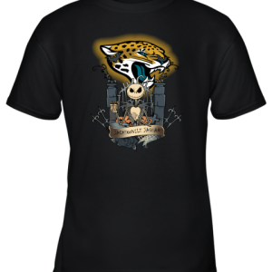 Jacksonville Jaguars Jack Skellington This Is Halloween NFL Youth T-Shirt –