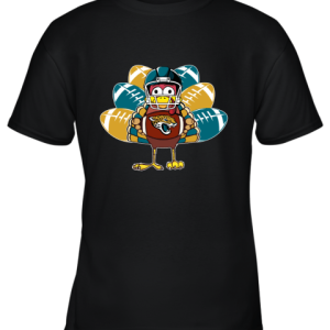 Jacksonville Jaguars Turkey Football Thanksgiving Youth T-Shirt –