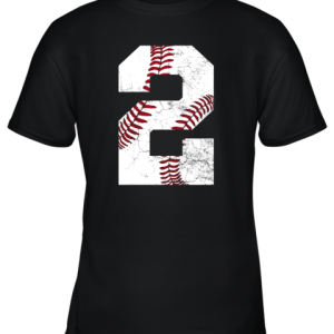 Kids 2nd Birthday Shirt Baseball Boys Kids Two 2 Years Old Gift Youth T-Shirt –