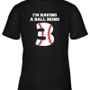 Kids 3 Year Old Baseball Birthday Shirt 3rd Birthday Shirt Boys Youth T-Shirt –