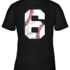 Kids 6th Birthday Shirt Baseball Boys Kids Six 6 Sixth Gift Youth T-Shirt –