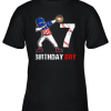 Kids 7 Years Old 7th Birthday Baseball Dabbing Shirt Gift Party Youth T-Shirt –