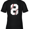 Kids 8th Birthday T Shirt Baseball Boys Kids Eight 8 Eighth Gift Youth T-Shirt –