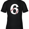 Kids Happy Birthday 6th 6 Year Old Baseball Gift Boys Girls 2013 Youth T-Shirt –
