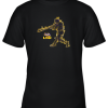 LSU Tigers Baseball Player On Fire Shirt Apparel Youth T-Shirt –