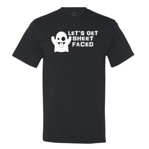 Let’s Get Sheet Faced Men’s T-Shirt