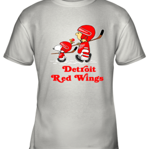 Let’s Play Detroit Red Wings Ice Hockey Snoopy NHL Youth T-Shirt –