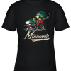 Let’s Play Minnesota Wilds Ice Hockey Snoopy NHL Youth T-Shirt –