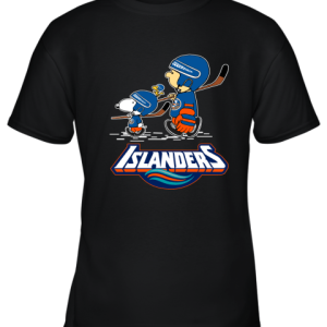Let’s Play New York Islanders Ice Hockey Snoopy NHL Youth T-Shirt –