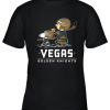 Let’s Play Vegas Golden Knights Ice Hockey Snoopy NHL Youth T-Shirt –