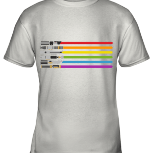 Lightsaber Rainbow Youth T-Shirt –
