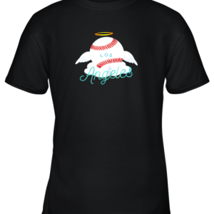 Los Angeles Angel Ball Shirt Cool Baseball Team Design Youth T-Shirt –