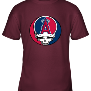 Los Angeles Angels The Grateful Dead Baseball Mlb Mashup Youth T-Shirt - 3 Los Angeles Angels The Grateful Dead Baseball Mlb Mashup Youth T Shirt 12