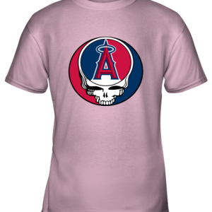 Los Angeles Angels The Grateful Dead Baseball Mlb Mashup Youth T-Shirt - 6 Los Angeles Angels The Grateful Dead Baseball Mlb Mashup Youth T Shirt 4
