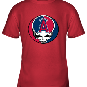 Los Angeles Angels The Grateful Dead Baseball Mlb Mashup Youth T-Shirt - 7 Los Angeles Angels The Grateful Dead Baseball Mlb Mashup Youth T Shirt 5