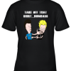 Los Angeles Chargers Take Off That Shirt Dumbass Face Slap Youth T-Shirt –