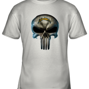 Los Angeles Chargers The Punisher Mashup Football Youth T-Shirt –