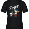 Los Angeles Dodgers Let’s Play Baseball Together Snoopy MLB Youth T-Shirt –