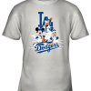 Los Angeles Dodgers Mickey Donald And Goofy Baseball Youth T-Shirt –