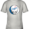 Los Angeles Dodgers The Grateful Dead Baseball MLB Mashup Youth T-Shirt –