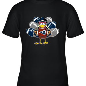 Los Angeles Rams Turkey Football Thanksgiving Youth T-Shirt –