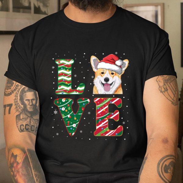 Love Corgi Christmas Santa Dog Lover Corgi Dad Mom Gift Long Sleeve T Shirt.65SLTXUKC7 T Shirt  Itees Global