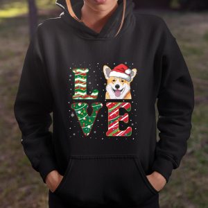 Love Corgi Christmas Santa Dog Lover Corgi Dad Mom Gift Long Sleeve T Shirt65SLTXUKC7 T Shirt Itees Global 4