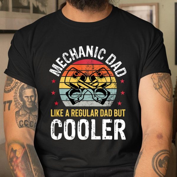 Mechanic Dad Funny Car Auto Mechanic Dad Father Men Gift T Shirt  Itees Global