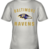 Men_s Baltimore Ravens NFL Pro Line by Fanatics Branded Gray Victory Arch T Shirt Youth T-Shirt –