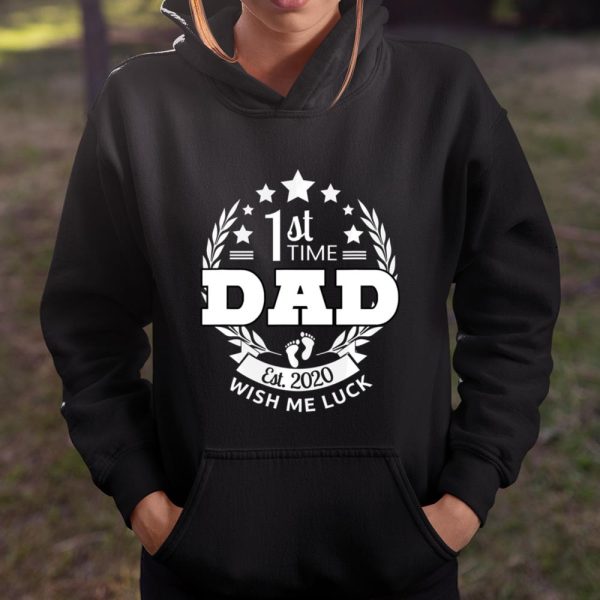 Mens 1st Time Dad Wish Me Luck 2020 Expectant New Father Gift T Shirt  Itees Global