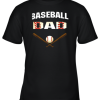 Mens Baseball Dad Shirt Best Gift Idea For Fathers Youth T-Shirt –