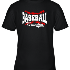 Mens Baseball Grandpa Youth T-Shirt –