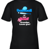 Mens Baseball Or Bows Gender Reveal Shirt Grandpa Loves You Youth T-Shirt –