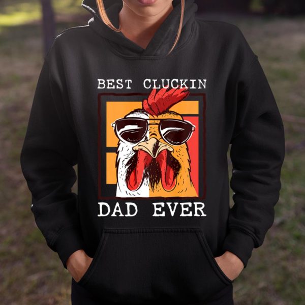 Mens Best Cluckin Dad Ever Chicken Dad Cool Rooster Father T Shirt  Itees Global