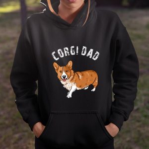 Mens Cute Corgi Dad Illustration Dog Owner Lover Gift Love Premium T ShirtKOSYTYUWCG T Shirt Itees Global 4