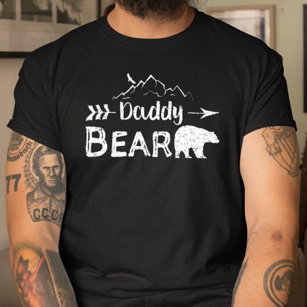 Mens Daddy Bear Shirt Matching Family Mama Papa Bear Camping Gift T Shirt  Itees Global